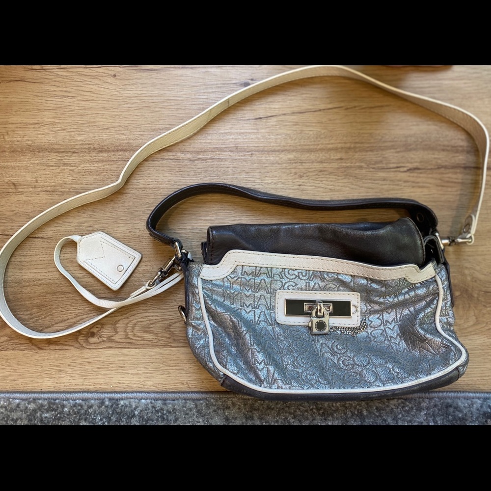 Marc by Marc Jacobs Metallic logo bag